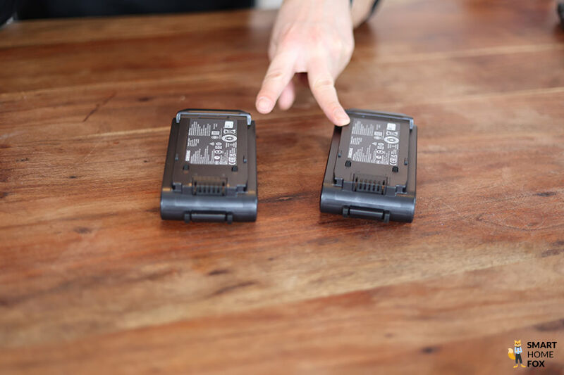 Samsung Bespoke Jet Test des Zubehörs: Ersatzakku